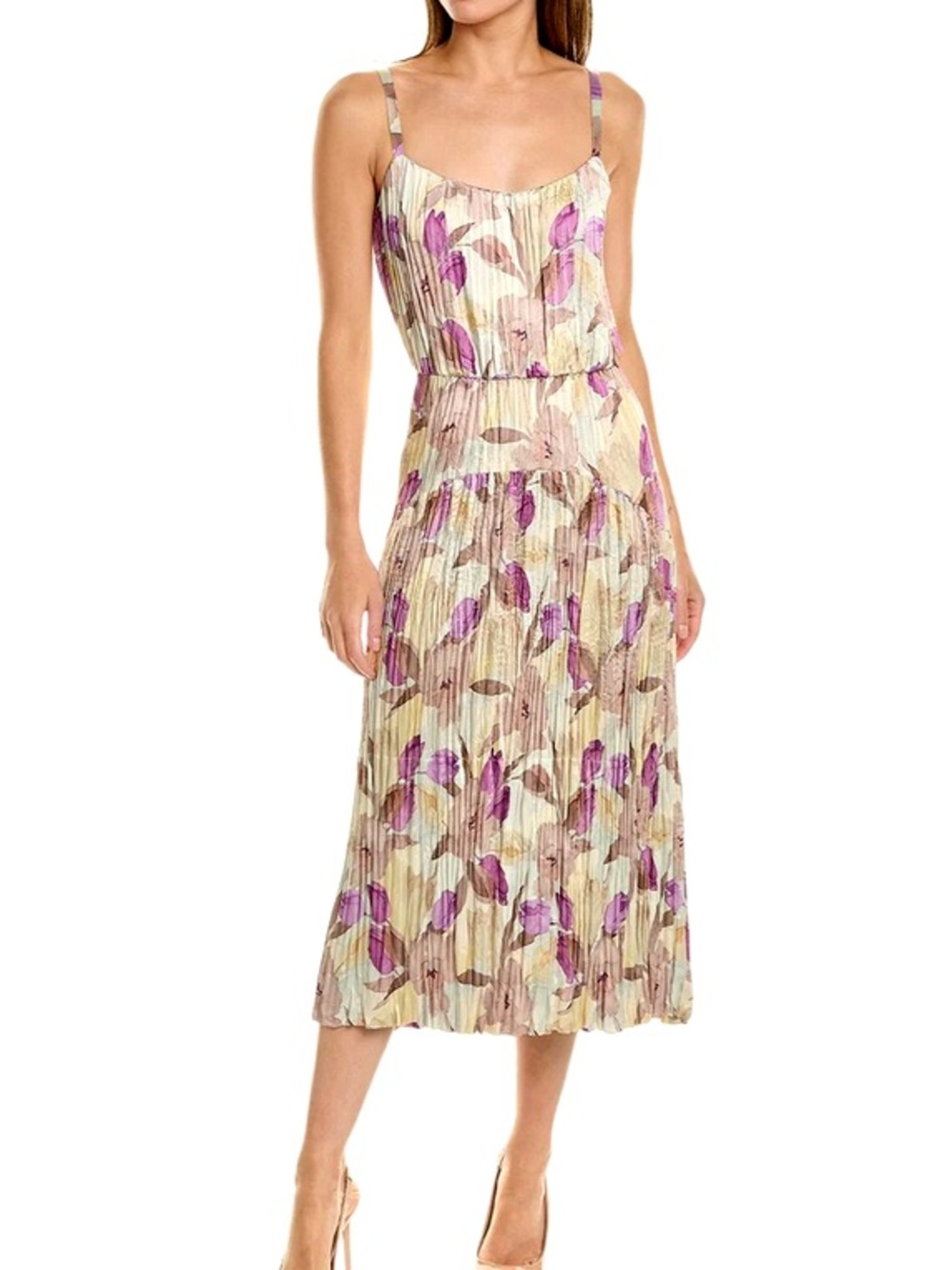 Vince Nouveau Magnolia Cami Midi Dress Sz Small